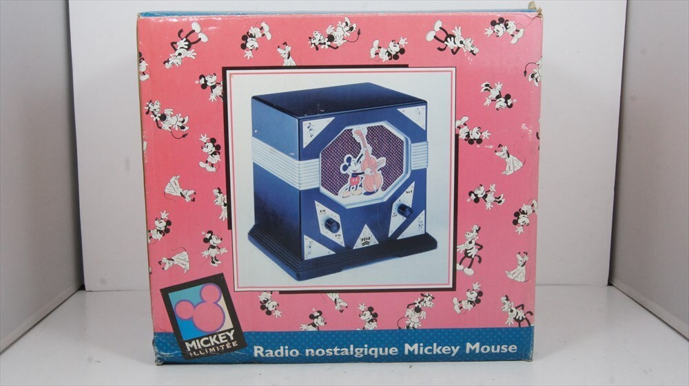 LIDCO ラジオ ノスタルジック ミッキーマウス ビンテージ風ラジオ Desney 海外製品 家電 箱付き 雑貨[未使用品]_画像10