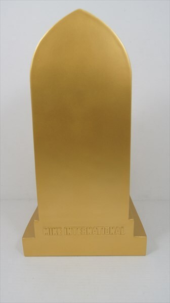 ラッキービリケン ビリケン人形 Billiken レジン製 置物 ゴールド 約35cmの大サイズ 箱付き 当社商標商品 [未使用品]_画像4