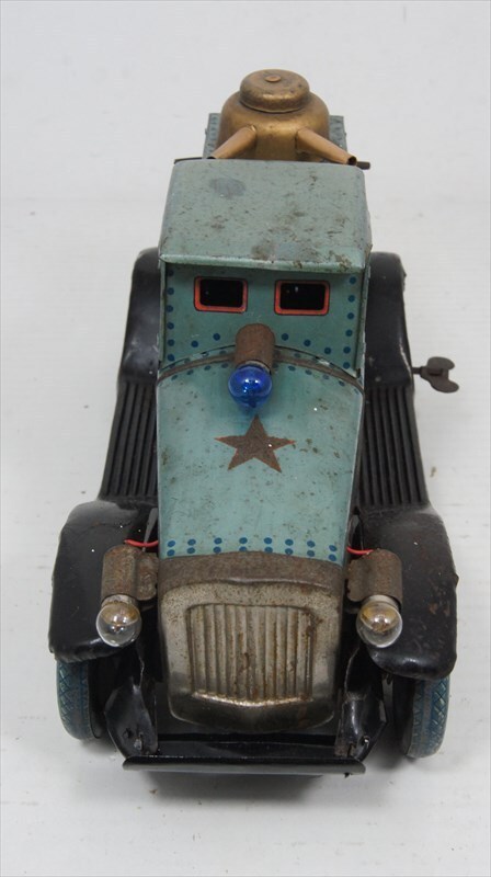 野村トーイ 装甲車 ブリキ ゼンマイ バッテリー式 戦前物 1930 野村トーイ 装甲車 ブリキ ゼンマイ バッテリー式 戦前物 1930