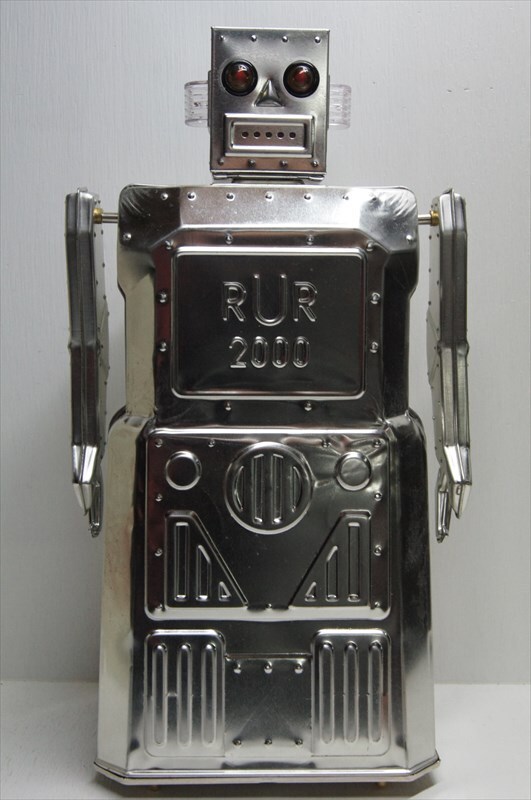 8500円 ROCKET USA R-1 ROBOT ONE シルバー ブリキ バッテリー式 8500円 ROCKET USA R-1 ROBOT ONE シルバー ブリキ バッテリー式
