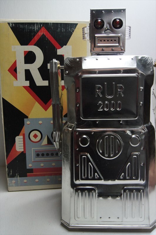 8500円 ROCKET USA R-1 ROBOT ONE シルバー ブリキ バッテリー式 8500円 ROCKET USA R-1 ROBOT ONE シルバー ブリキ バッテリー式