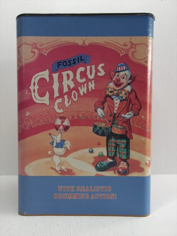 FOSSIL/T.K TOYS CIRCUS CLOWN ブリキ ゼンマイ式 懐中時計付き FOSSIL/T.K TOYS CIRCUS CLOWN ブリキ ゼンマイ式 懐中時計付き