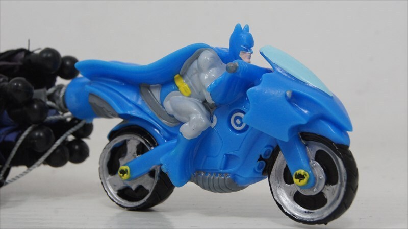 BATMAN バットモービル デザイン 子供用傘 持ち手がフィギュア DCコミックス キッズ アメコミ キャラクター 雑貨[未使用品]_画像6