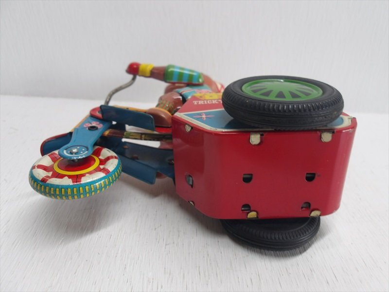 米澤玩具 TRICKY TRICYCLE ブリキ 1950年代頃 当時物 米澤玩具 TRICKY TRICYCLE ブリキ 1950年代頃 当時物