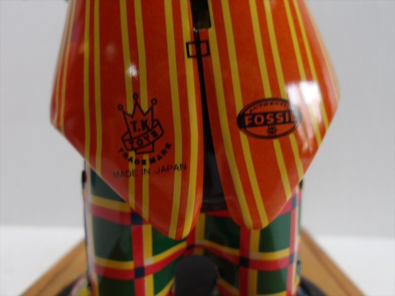 FOSSIL/T.K TOYS CIRCUS CLOWN ブリキ ゼンマイ式 懐中時計付き FOSSIL/T.K TOYS CIRCUS CLOWN ブリキ ゼンマイ式 懐中時計付き