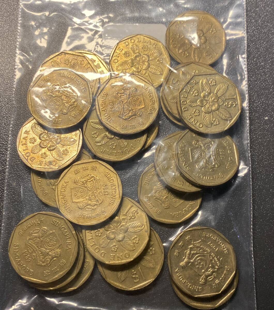 シンガポールコインまとめ計24ドル 硬貨 古銭 美品 レアの画像2
