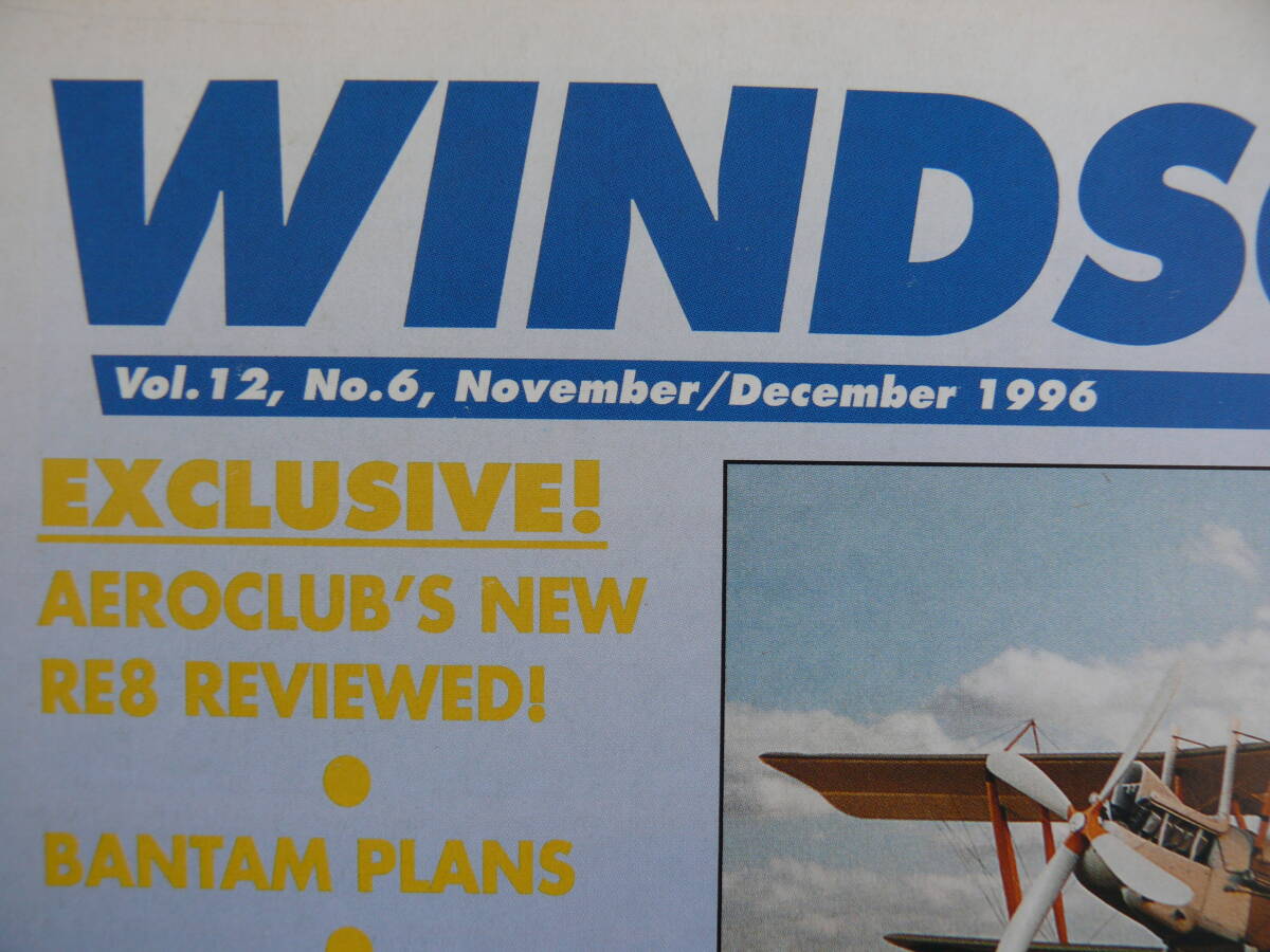 洋書 WINDSOCK INTER NATIONAL volume 12,No.6 November/December 1996 ウインドソック インターナショナル 航空機 ビンテージ戦闘機 古本_画像2