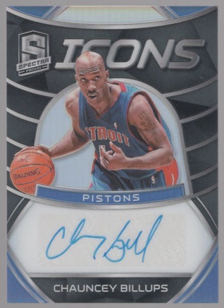 19-20 Panini Spectra Chauncey Billups Auto /99の画像1