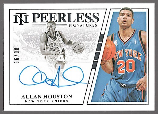 19-20 Panini National Treasures Allan Houston Auto /99_画像1