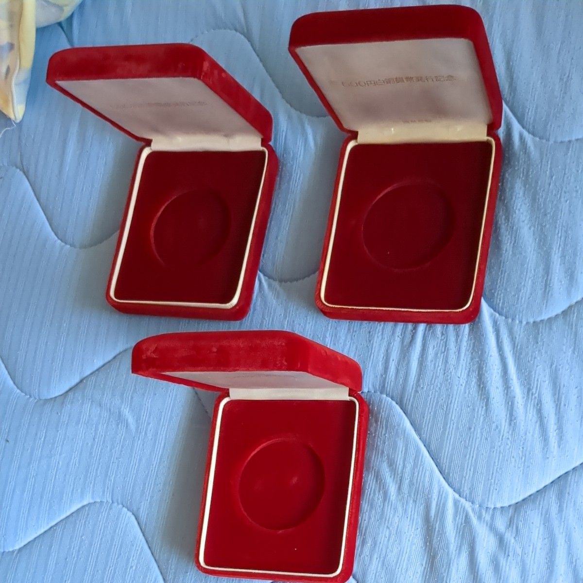 500円白銅貨記念メダル コレクション 造幣局 純銀 純銀メダルケースのみ3個まとめて