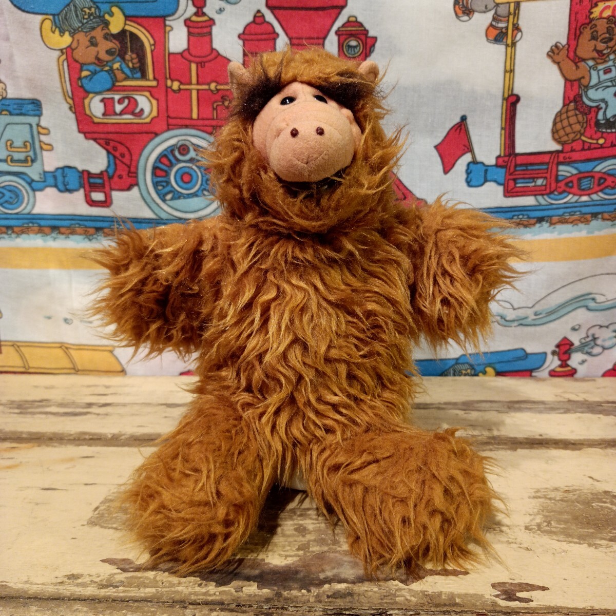 80s ALF アルフ ハンドパペット vintage ビンテージ USA アメトイ ぬいぐるみ 人形 所ジョージ 世田谷ベース 当時物の画像1