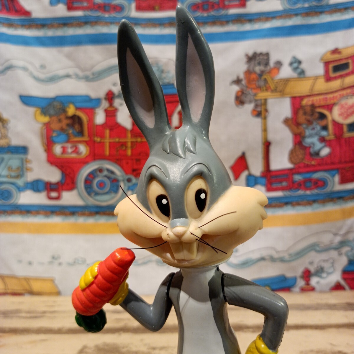 70s DAKIN 社製 バッグスバニー Bugs Bunny ソフビ フィギュア looney tunes ルーニーテューンズ vintage ビンテージ usa アメトイ 人形 の画像2