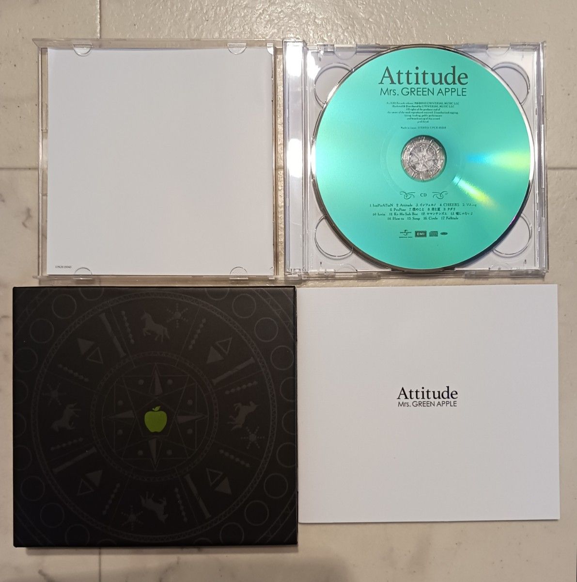 Mrs.GREEN APPLE「Attitude 初回限定盤 CD+DVD付」激レア品! DVDは見ごたえ満足!! 超必見です!!