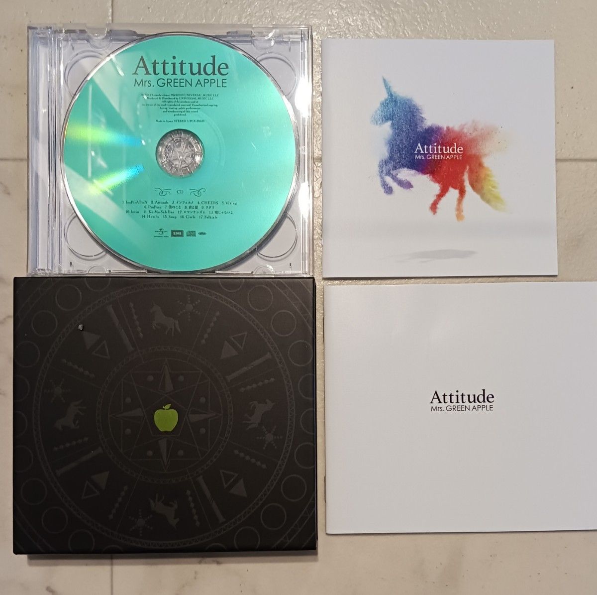 Mrs.GREEN APPLE「Attitude 初回限定盤 CD+DVD付」激レア品! DVDは見ごたえ満足!! 超必見です!!