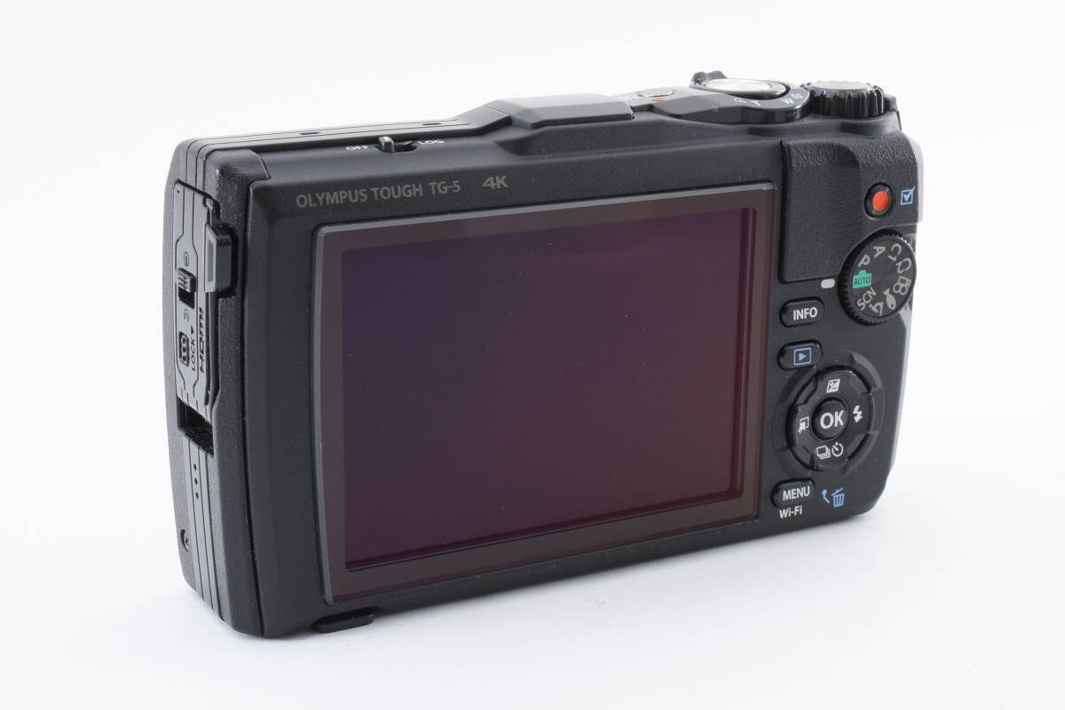 ★☆極上美品★ OLYMPUS デジタルカメラ Tough TG-5 ブラック 防水 1200万画素★清潔感溢れる綺麗な外観！#240458の画像7