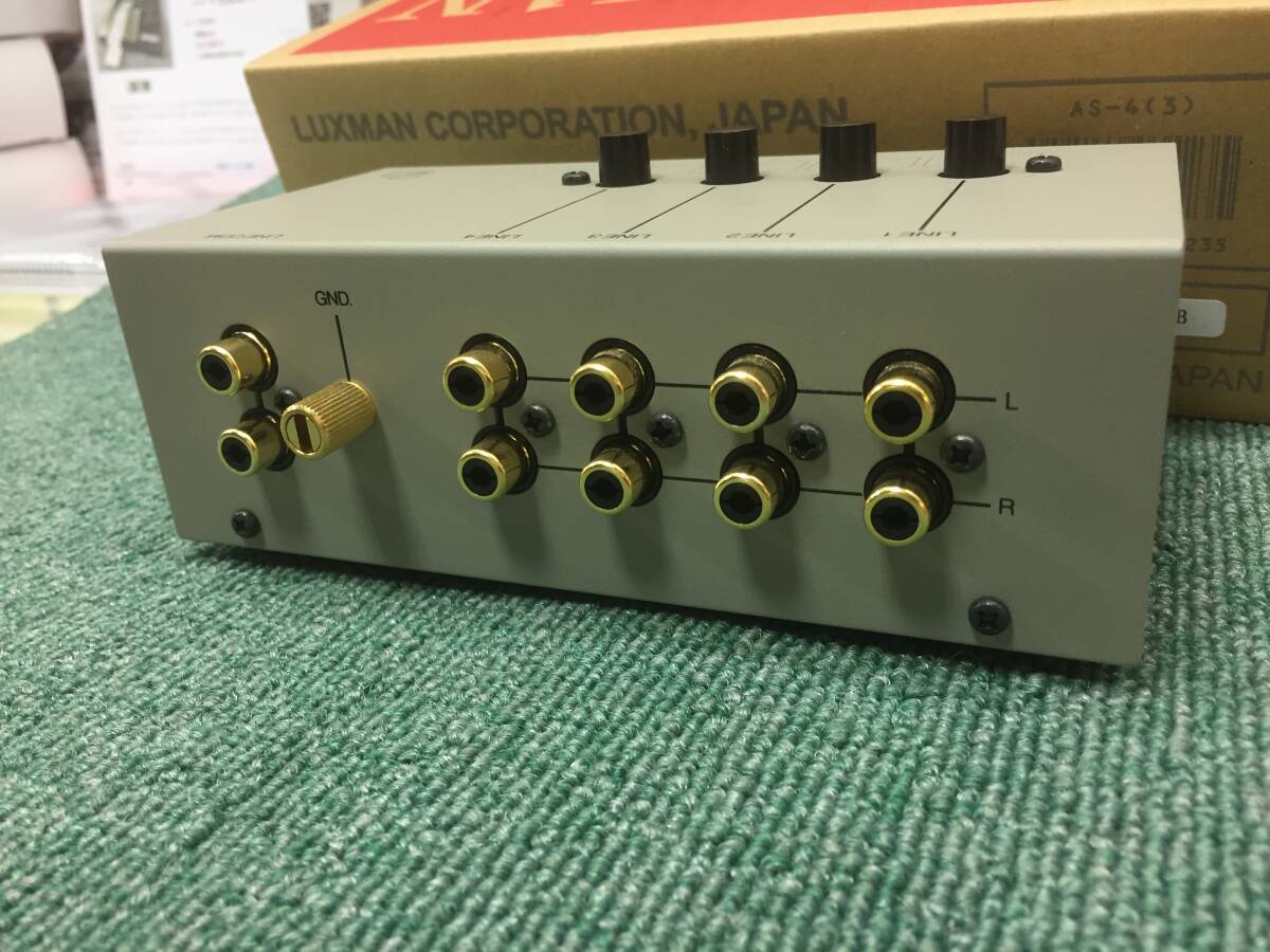 【USED】LUXMAN AS-4III [ラインセレクタ] 21U9153423575 _画像3