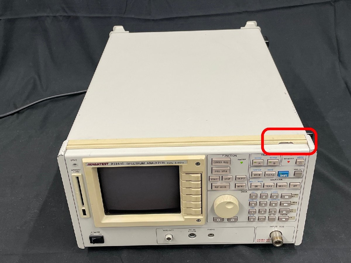 Advantest R3261C Spectrum Analyzer 9 KHz - 2.6 GHz アドバンテスト スペクトラムアナライザ [0275]_画像2