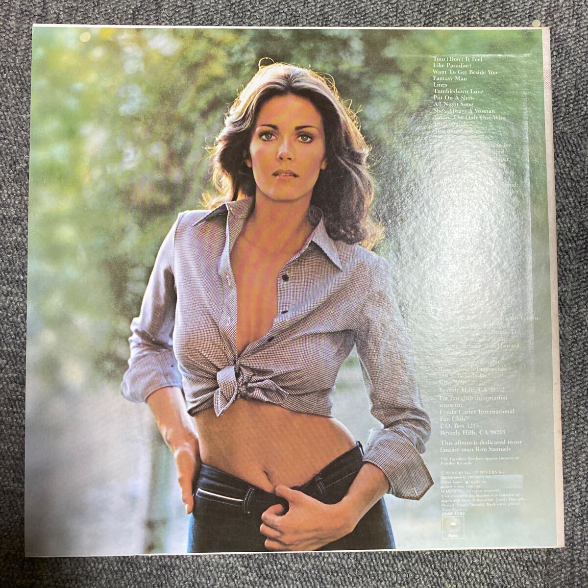 [LP 美盤]Portrait / LYNDA CARTER / ポートレート / リンダカーター / B01_画像2