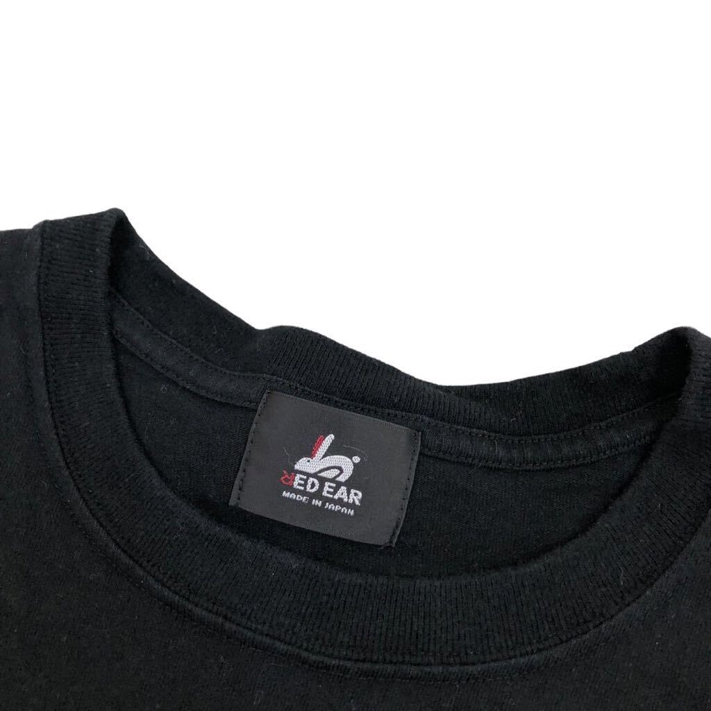 H726⑰ RED EAR レッドイヤー ポールスミス 半袖 Tシャツ Tee プリントT T-shirt トップス 黒 音符 綿100% メンズ M_画像9