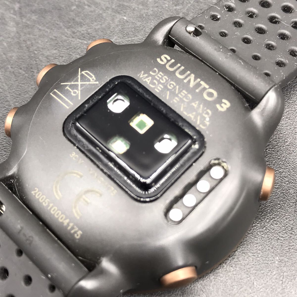 M566 稼働品 SUUNTO スント 3 スマートウォッチ 腕時計 ブラック ブラウン の画像9