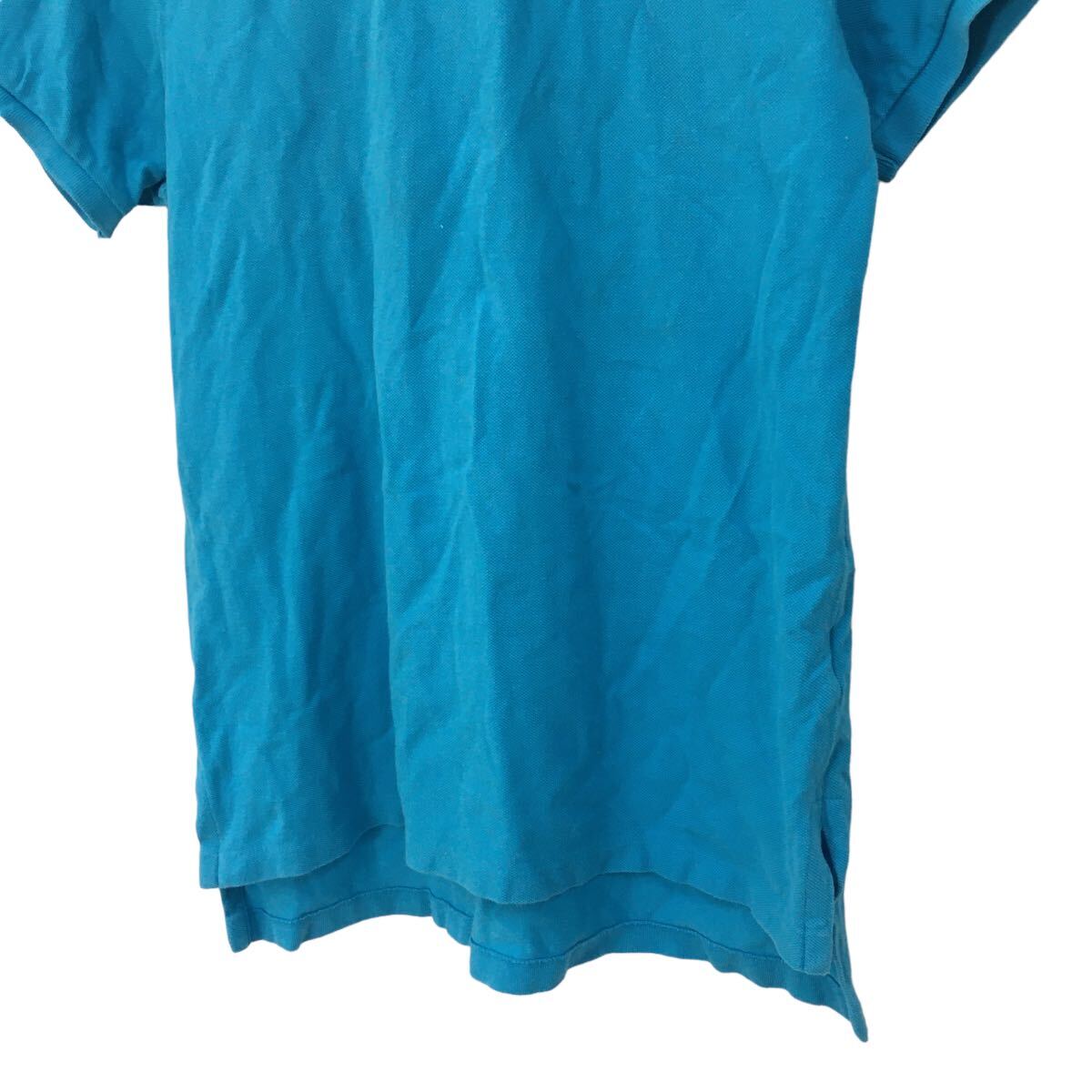 NC223 POLO by RALPH LAUREN ポロラルフローレン 半袖 ポロシャツ シャツ トップス カットソー メンズ M ライトブルー 水色 _画像3