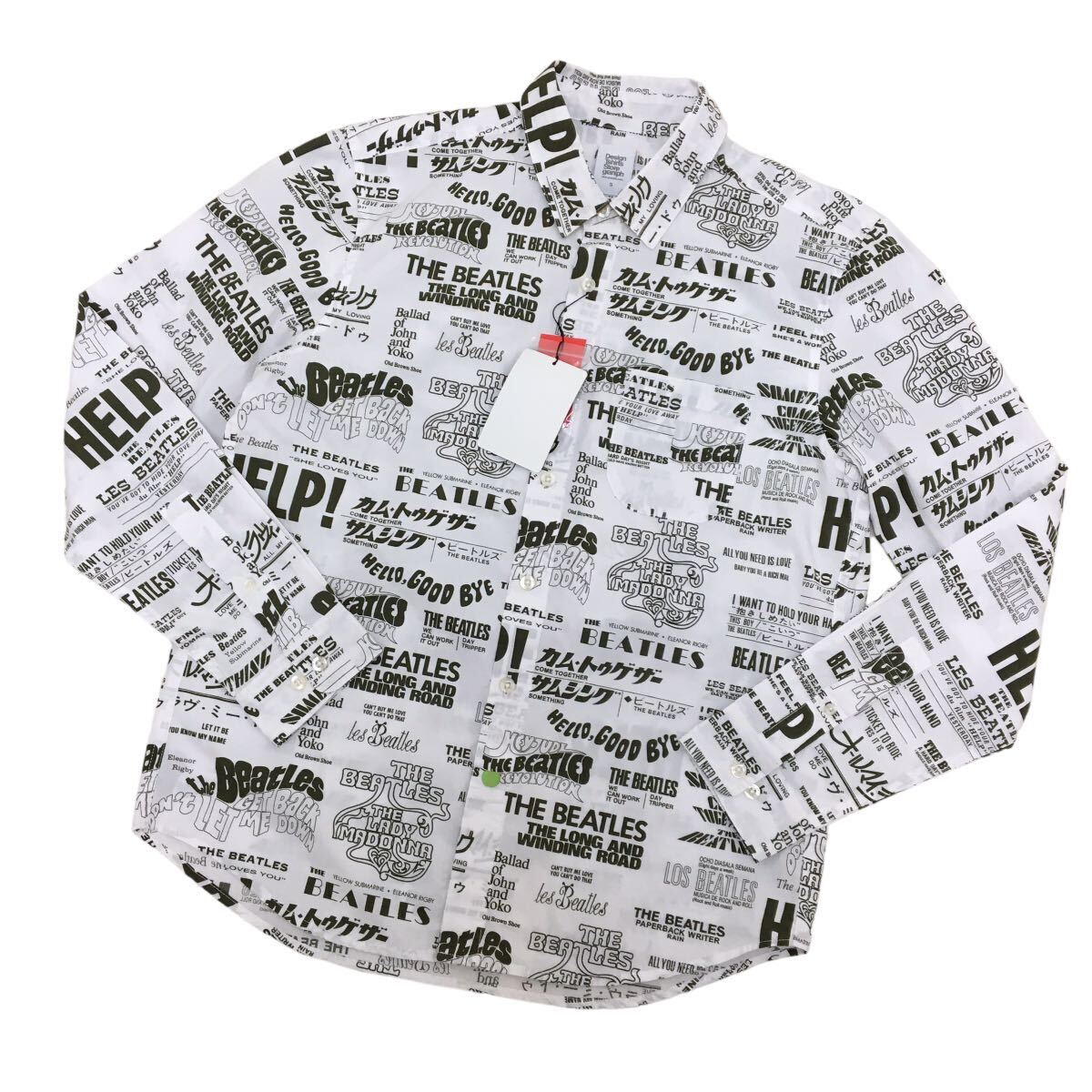 D536-20 未使用品 タグ付き Design Tshirts Store graniph デザイン ティーシャツ ストア グラニフ 長袖 シャツ 羽織り トップス メンズ S_画像1