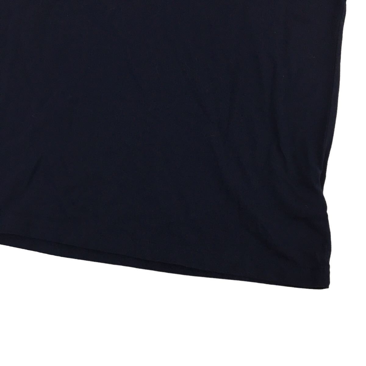 ND178-13 POLO RALPH LAUREN ポロラルフローレン 半袖 Tシャツ トップス プルオーバー コットン 綿100% ネイビー系 メンズ M_画像3