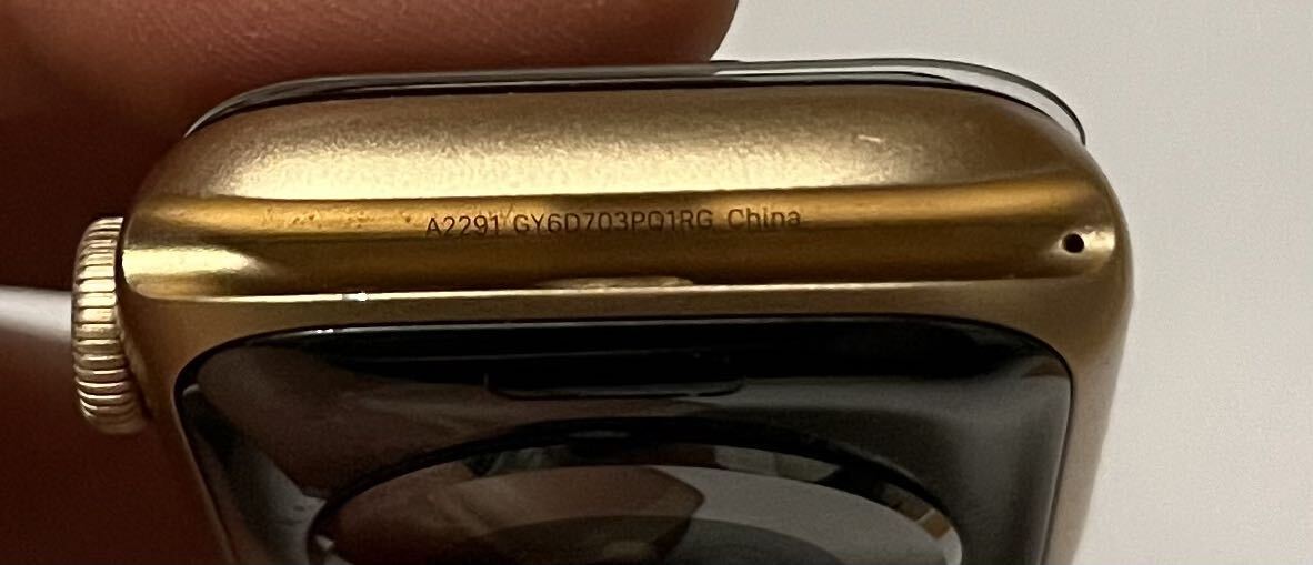 Apple Watch series 6 ピンクゴールド A2291 新品未開封バンド付 バッテリー最大容量91% 美品_画像5