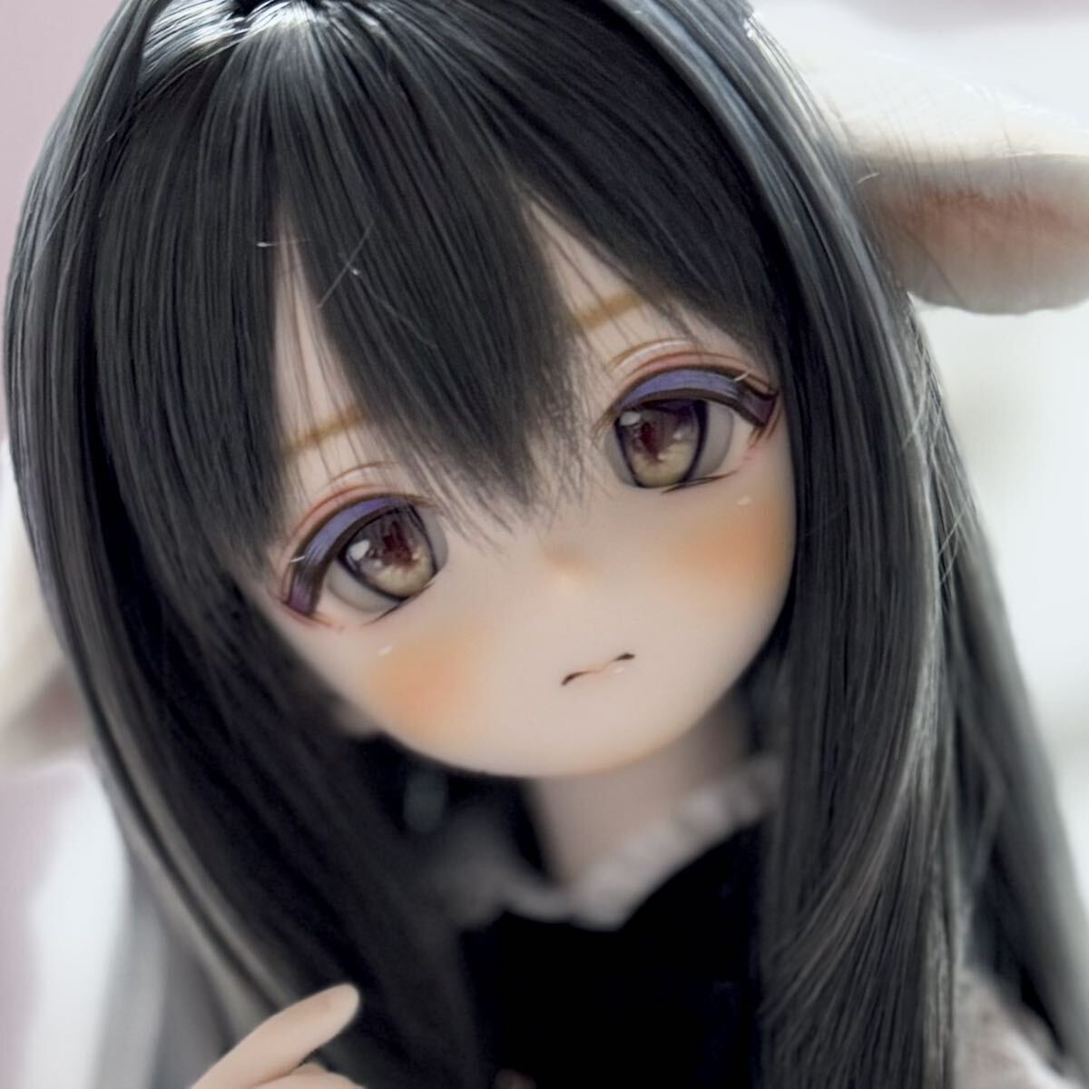 らら屋* DDH-10(開口SW肌)カスタムヘッド&ウィッグ+妖精耳+舌+ らら屋* DDH-10(開口SW肌)カスタムヘッド&ウィッグ+妖精耳+舌+