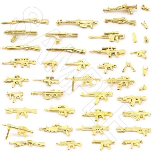 金 40個 レゴ 武器 LEGO 互換 銃 ライフル おもちゃ ミリタリー Jmdc