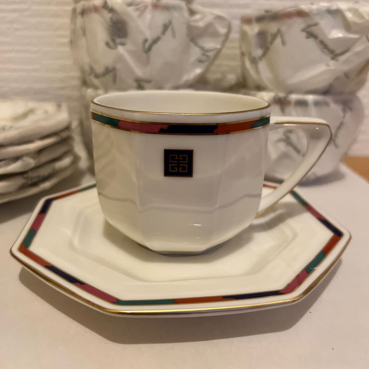 カップ インテリア GIVENCHY 食器 ティーカップ ジバンシー 6個セット　NO:012_画像1