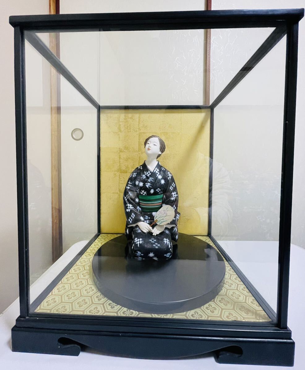博多人形師・川崎幸子作 涼風】万葉集 福岡県無形伝統工芸品 博多人形師・川崎幸子作 涼風】万葉集 福岡県無形伝統工芸品