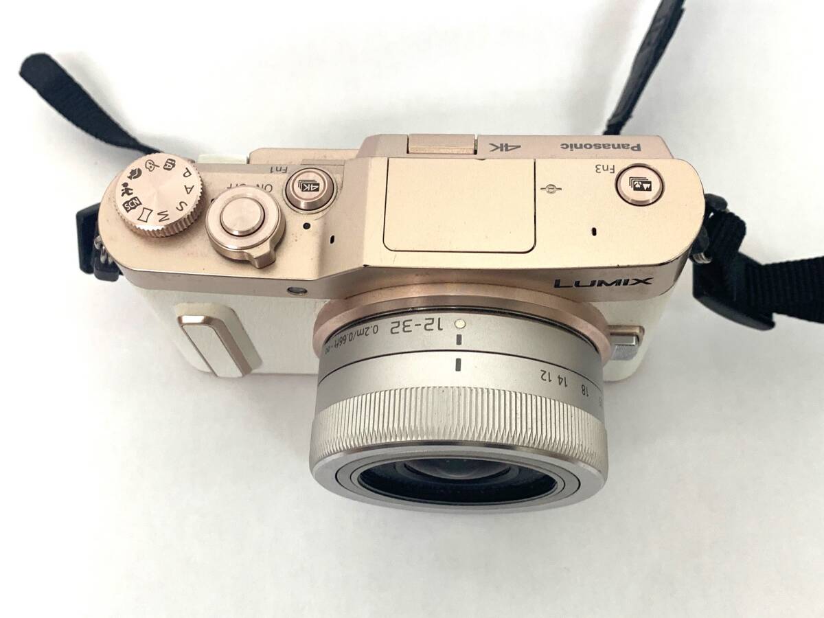 【7724】Panasonic パナソニック LUMIX ルミックス DC-GF10W-W デジタル ミラーレス 一眼カメラ 箱付 _画像3