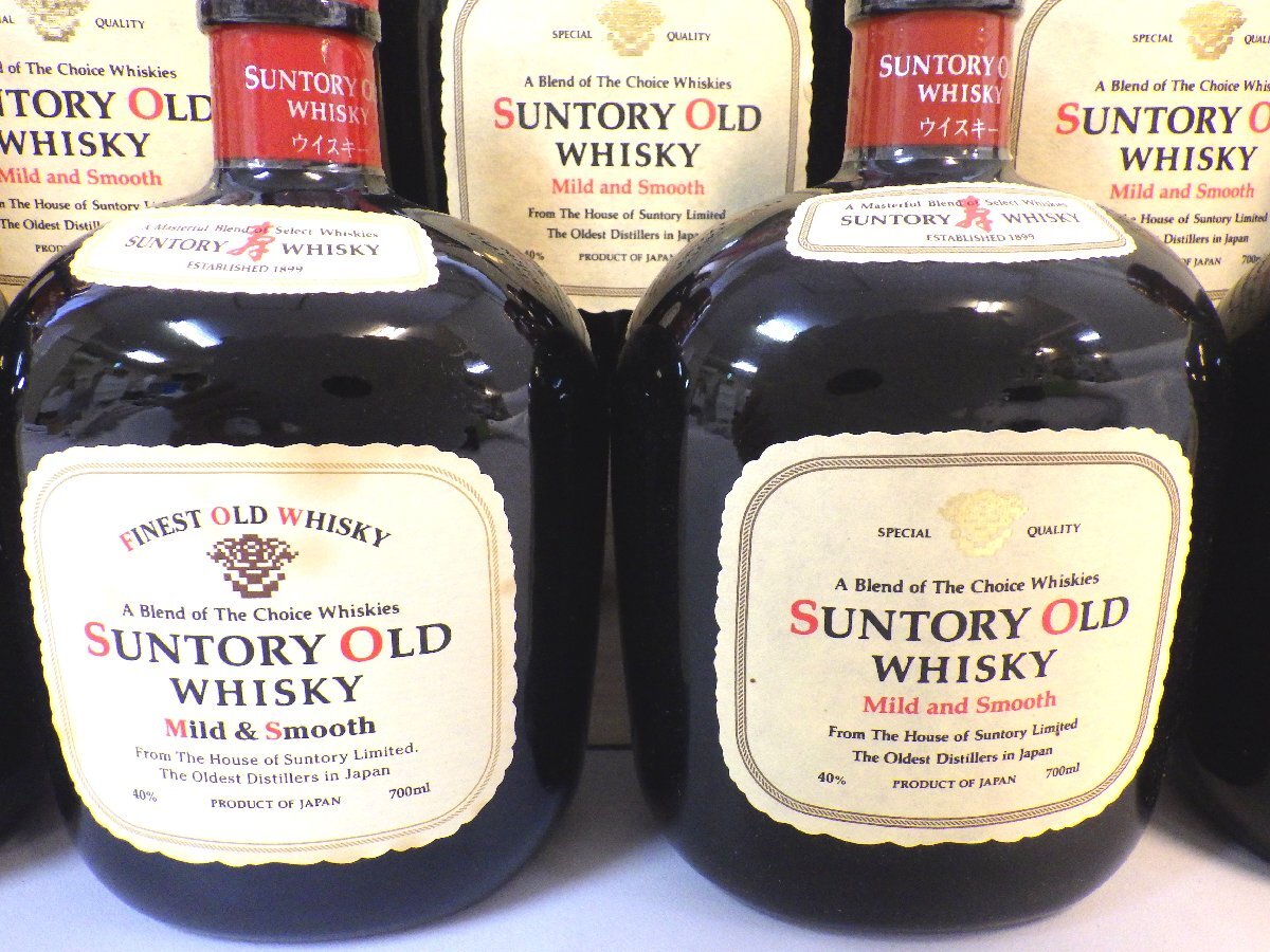 【東京都内限定】古酒 未開栓 10本セット SUNTORY OLD WHISKY サントリー オールド ウイスキー Mild＆Smooth 国産 700ml 40％ L22455sz_画像3