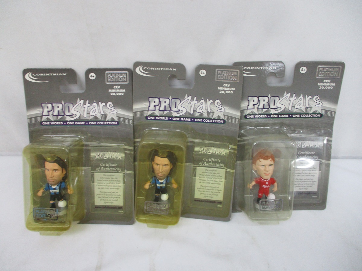 7485Y unopened corinthian Pro Star z platinum * edition soccer player figure 7 piece *batis toe ta dia - Moyes other 