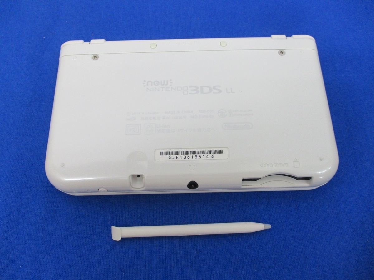 7642B New ニンテンドー3DS LL パールホワイト RED-001 ニューニンテンドー3DSLL 動作確認済み 初期化済み Nintendo ゲーム機 本体_画像8