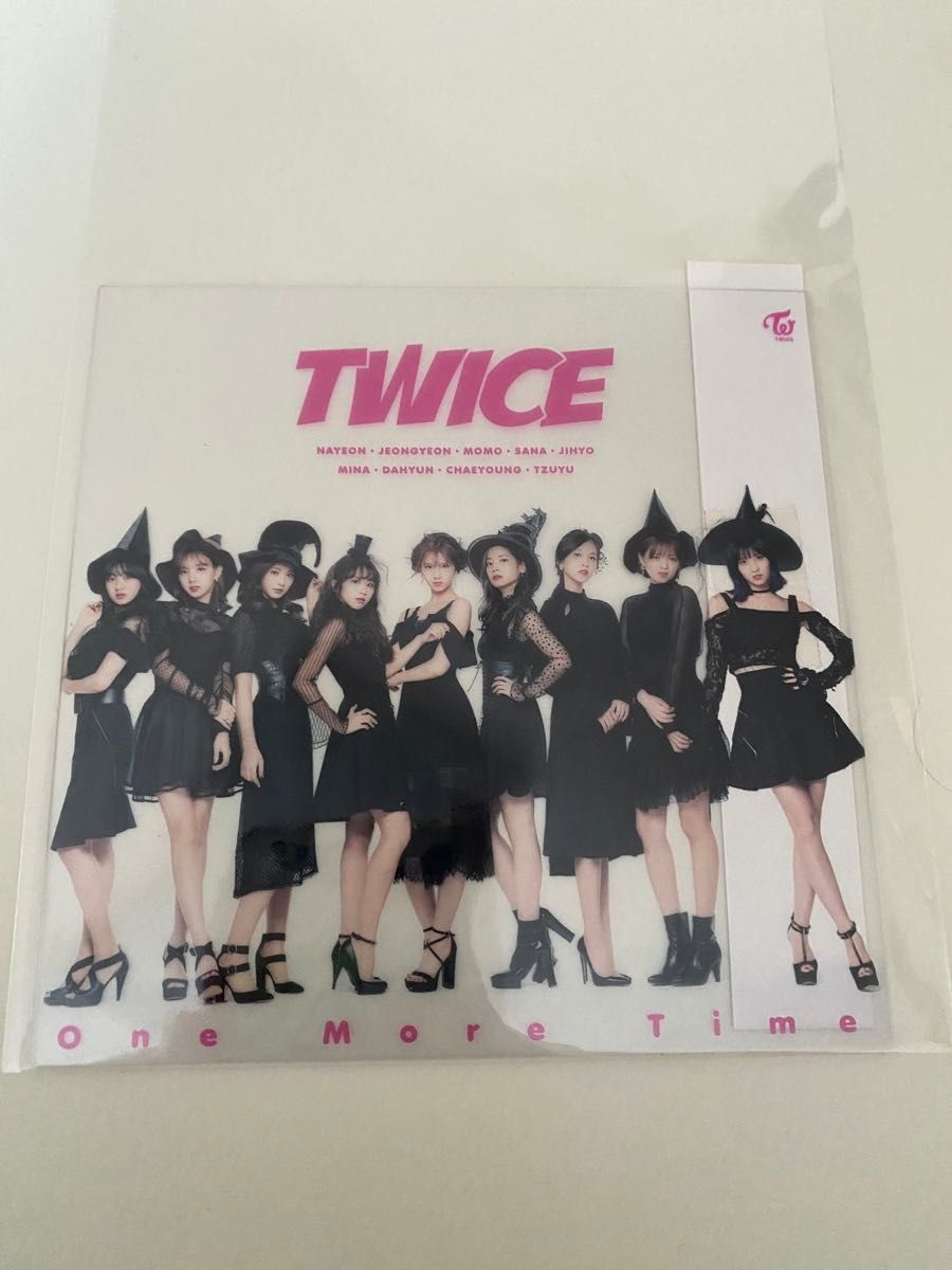 TWICE one more time oncejapan限定クリアジャケット　ハロウィン　トレカ　ポストカード　フライヤー