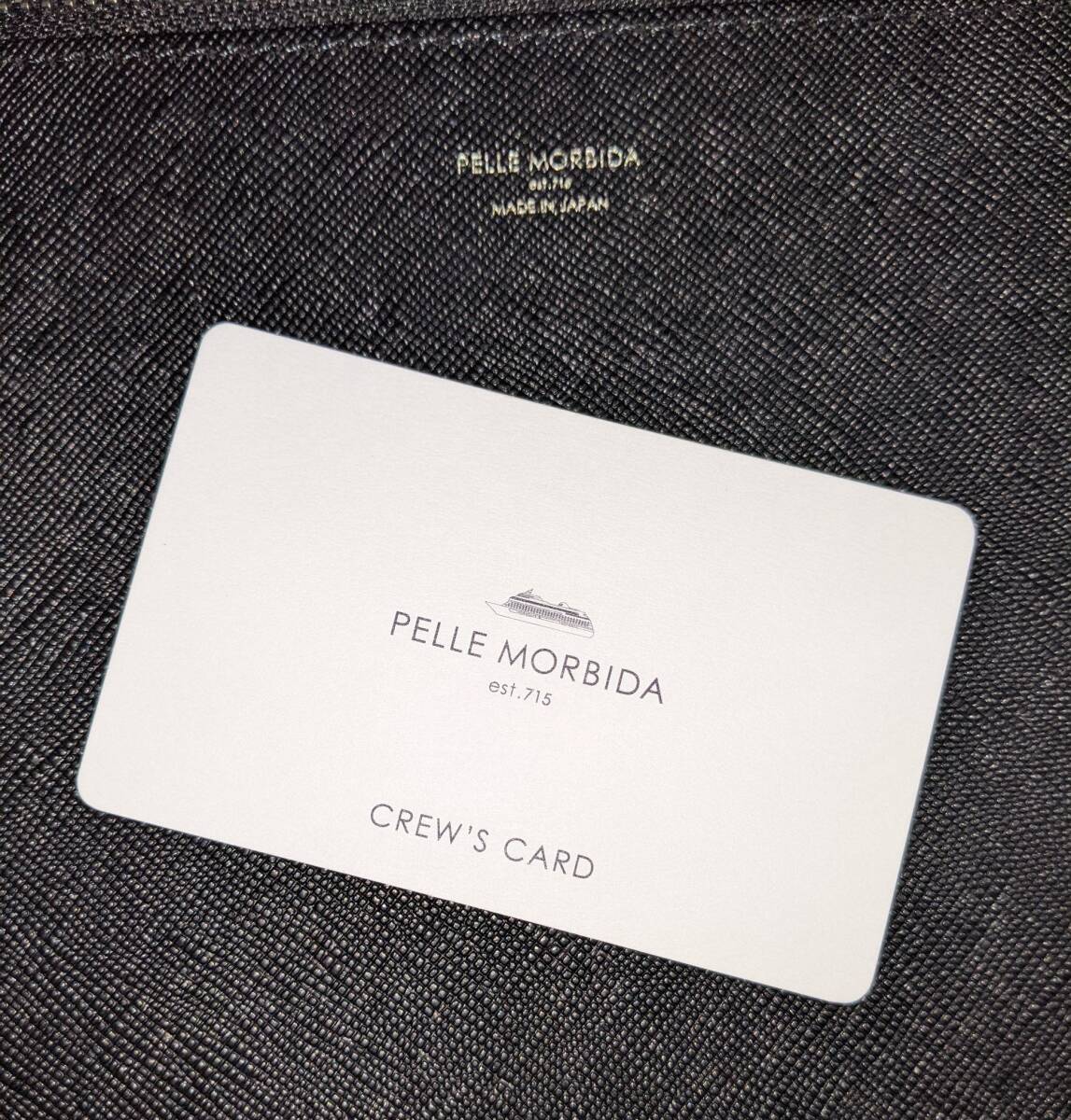 PELLE MORBIDA クラッチバッグ BLACK CA009_画像3