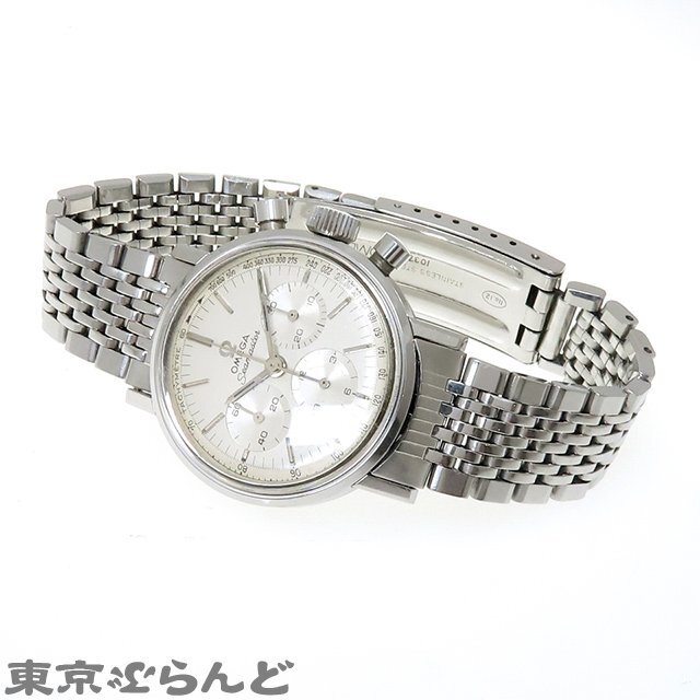 241001013122 1円 オメガ OMEGA シーマスター クロノグラフ 105.005-65 cal.321 シルバー SS ヴィンテージ 腕時計 メンズ 手巻式 レアの画像2