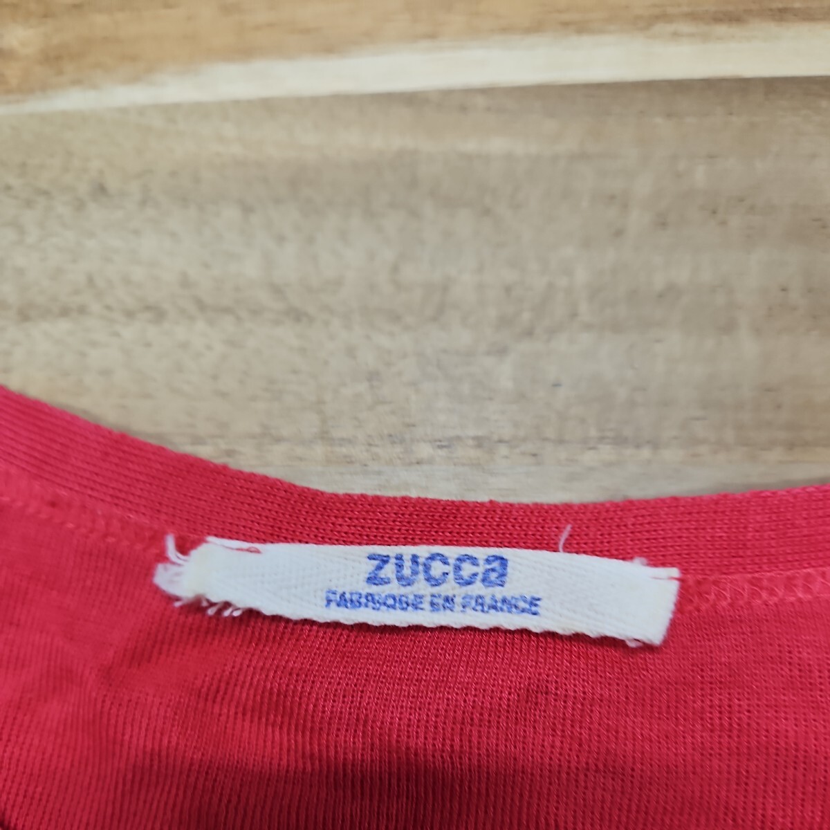 ZUCCa ズッカ　きれいな色の薄手コットンニットセーター　サマーセーター　M_画像2