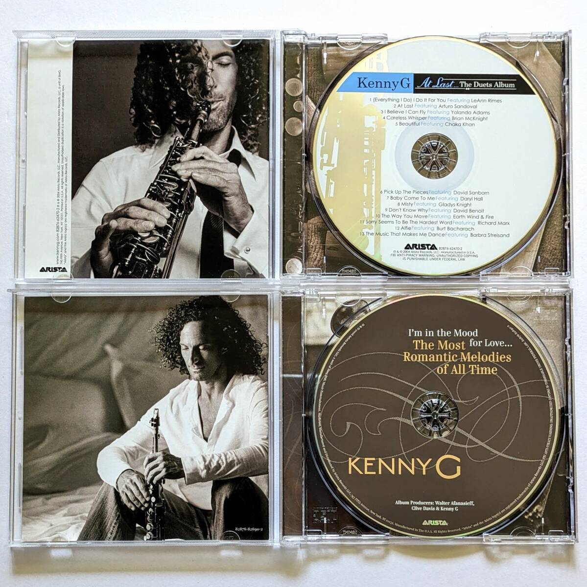 KENNY G ケニー・G 5枚セット/CLASSICS IN THE KEY OF G/GREATEST HITS/Songbird/At Last...The Duets Album/I'm in the Mood for Love..._画像8