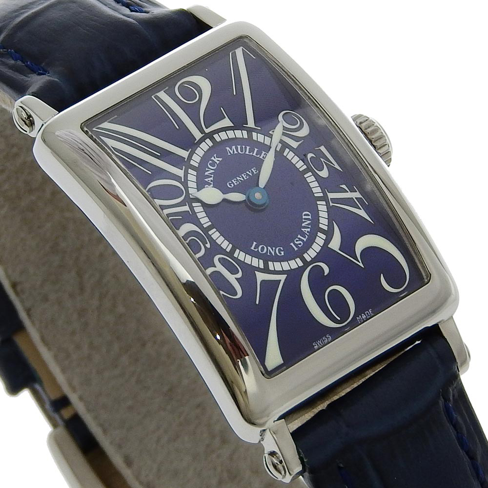 FRANCK MULLER フランクミュラー ロングアイランド 902QZAC 腕時計 SS×レザー クオーツ アナログ表示 レディース【I140324002】中古_画像3