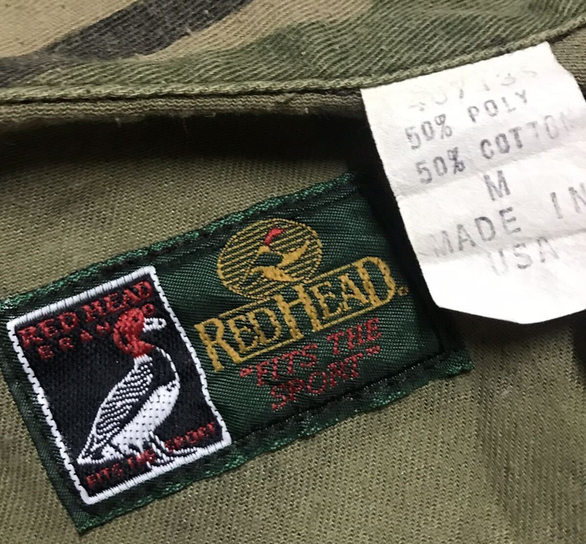 希少 80s USA製 RED HEAD プレデターカモ 迷彩 ジャケット 希少 80s USA製 RED HEAD プレデターカモ 迷彩 ジャケット