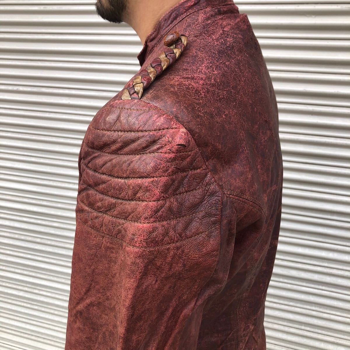 貴重 30s German Vintage ドイツ ヴィンテージ ジッパー レザー 貴重 30s German Vintage ドイツ ヴィンテージ ジッパー レザー