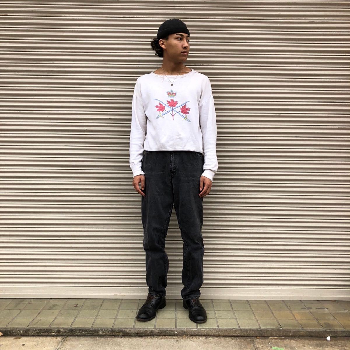 90s Zena ブラックデニムパンツ USA製 00s 後染め ヴィンテージ 90s Zena ブラックデニムパンツ USA製 00s 後染め ヴィンテージ