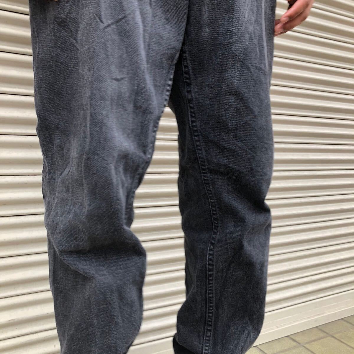 90s Zena ブラックデニムパンツ USA製 00s 後染め ヴィンテージ 90s Zena ブラックデニムパンツ USA製 00s 後染め ヴィンテージ