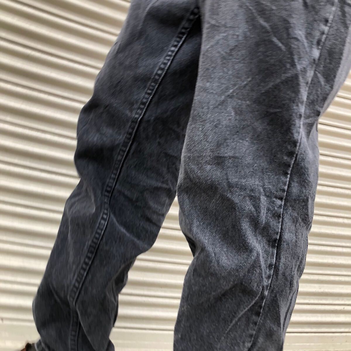 90s Zena ブラックデニムパンツ USA製 00s 後染め ヴィンテージ 90s Zena ブラックデニムパンツ USA製 00s 後染め ヴィンテージ
