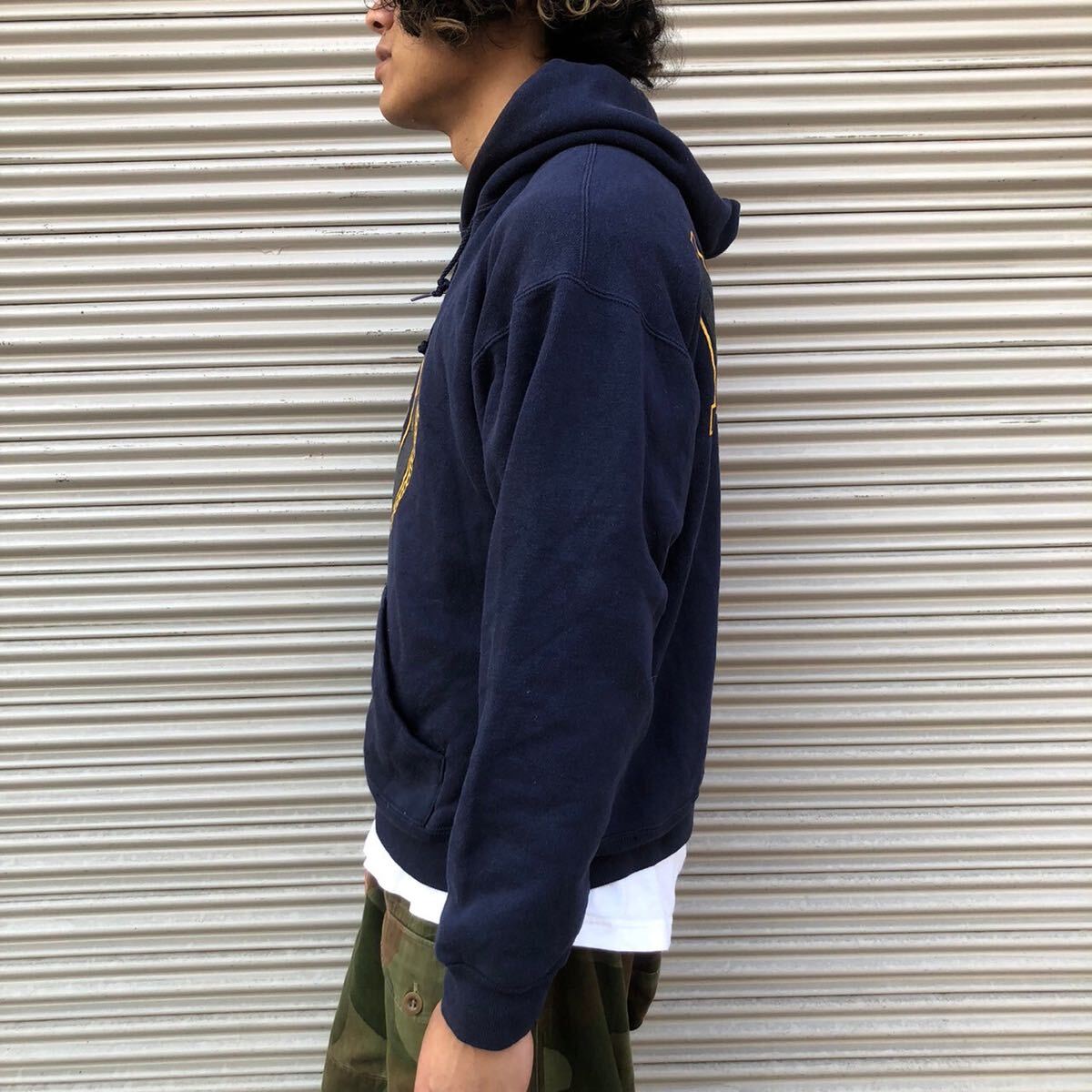 USA製 米軍 SOFFE US Navy Hoodie Sweat ソフィー アメリカ 海軍 ミリタリー パーカー スウェット ネイビー USAF フーディ Army M_画像5