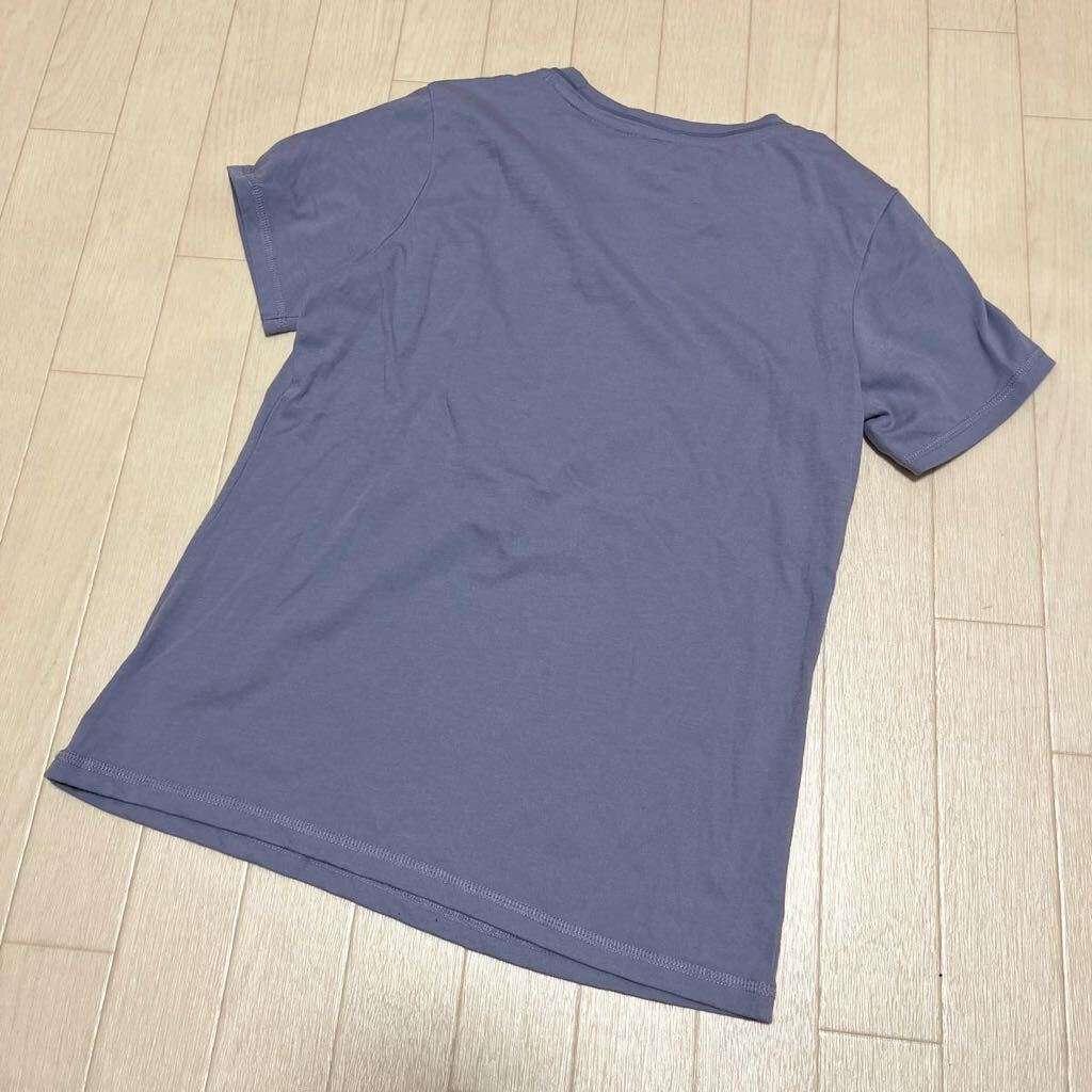 和320★① DANSKIN ダンスキン 半袖 プリント Tシャツ M-DA レディース ブルー _画像2