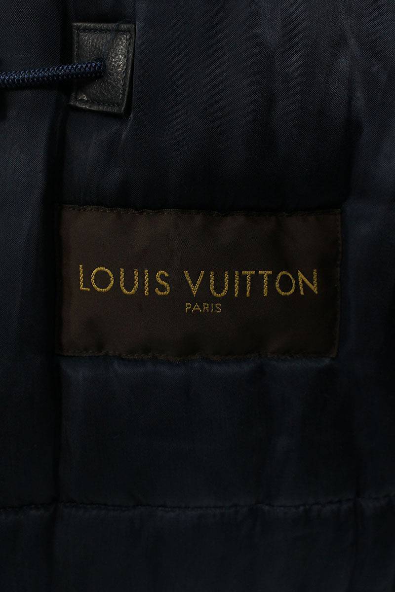 シュプリーム ルイヴィトン SUPREME LOUISVUITTON 17AW N-3B サイズ:50 デニムモノグラムコヨーテファーN-3Bミリタリコート 中古 SB01_画像3